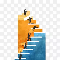 临界点-反射性领导：在一个不完美的世界组织中组织-砖头堆叠的楼梯图