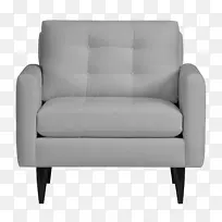 卧室沙发椅-灰色扶手椅