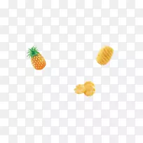 黄色水果电脑墙纸-菠萝