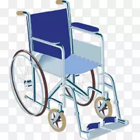 轮椅残疾剪贴画手绘轮椅