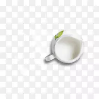 咖啡豆浆早餐-一杯牛奶