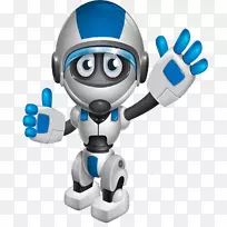 世界机器人奥林匹克学生机器人iwiz android机器人手绘再见