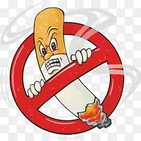 禁烟标志剪贴画-禁止吸烟