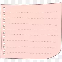 粉红纸边框钞票