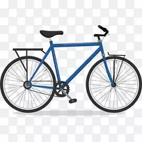 公路自行车Schwinn自行车公司41xx钢脱轨齿轮-蓝色交叉自行车