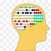 数学剪贴画脑