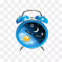 睡眠周期昼夜节律夜褪黑激素-蓝色闹钟