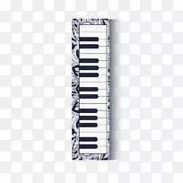 钢琴音乐键盘.创造性钢琴键材料