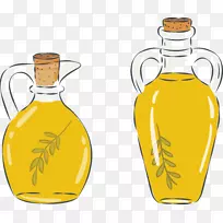 植物油橄榄油剪贴画.橄榄油