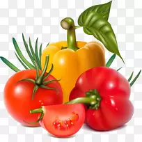 蔬菜水果辣椒夹艺术蔬菜沙拉