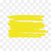 黄色区域图案-粉笔色黄色