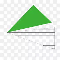 绿色三角形-绿色线三角形
