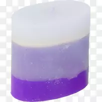 紫分层肥皂料可自由拉扯