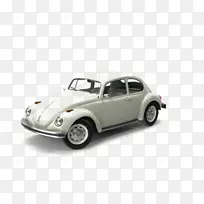 大众甲壳虫汽车大众集团奔驰专利-摩托-1968大众白色甲壳虫