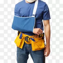工伤事故坠落骨折施工工人手臂工伤