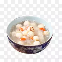 银耳鱼丸粥-小香菇汤