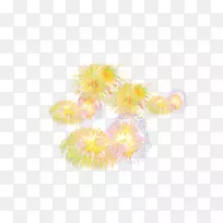 花瓣图案-黄金烟花不含材料