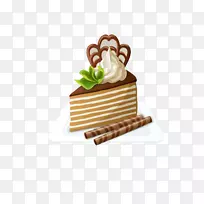 冰淇淋摩丝巧克力蛋糕层蛋糕纸杯蛋糕多层蛋糕