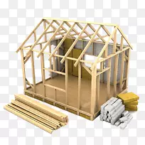 房屋框架建筑工程房屋建筑插图-建造砖房