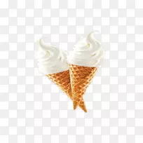 冰淇淋锥形图标-冰淇淋锥
