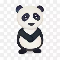 大熊猫熊ICO图标-可爱的熊猫