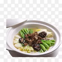 菜素菜香菇特色花椰菜锅