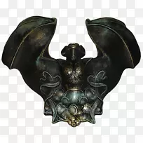 下载-蝙蝠雕像