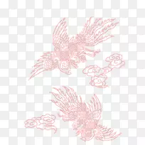 鸟纹-红凤凰