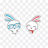 卡通兔眼壁纸-可爱的兔子