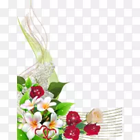 花卉设计花环花园玫瑰花夹艺术花束鲜花礼品