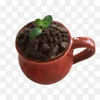 茶奶可可固体杯盆栽植物