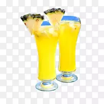 哈维·沃班格玛格丽塔鸡尾酒饰橙汁-菠萝汁