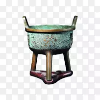 青铜香炉古董陶瓷-家居花园