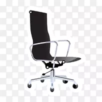 办公椅家具剪贴画黑色办公椅