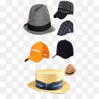 草帽、软帽、时装帽-7种不同款式的时装帽