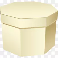 箱形矩形黄色垃圾桶