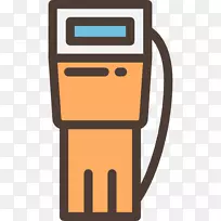 汽油加气站可伸缩图形图标-水壶