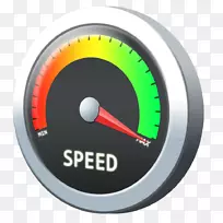 Speedtest.net应用软件计算机性能图标-加速度计仪表板