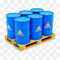 石油工业油料摄影储罐.蓝色桶