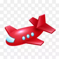 飞机红色-小型红色飞机