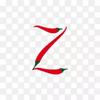 辣椒字母图标-胡椒字母z
