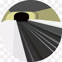地铁冲浪者快速公交列车卡通地铁隧道