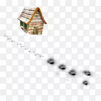 雪-脚印免费雪棚拉