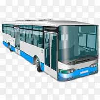 巴士专利费-免费巴士插图-蓝色玻璃巴士