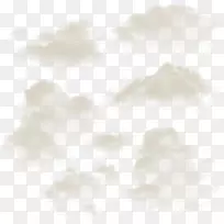 白色黑角图案墨林