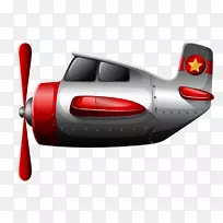 飞机螺旋桨夹艺术彩色直升机