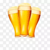 小麦啤酒杯啤酒玻璃器皿-啤酒节
