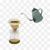 咖啡浓缩咖啡茶拿铁咖啡厅-咖啡