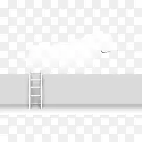 黑白家具.楼梯和飞机