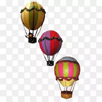 热气球飞行玩具.复古玩具热气球材料
